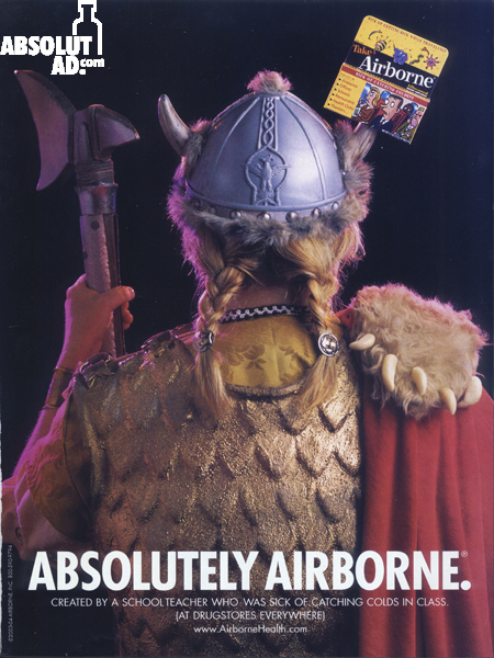 Ad for Airborne medication.