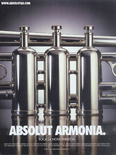 Like Absolut Jazz, Armonia means Harmony in spanish.