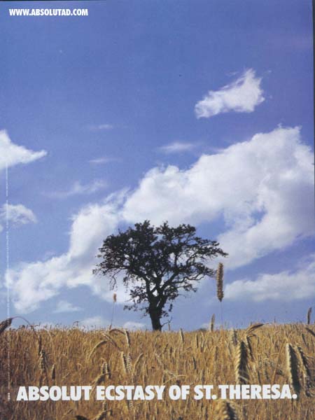 Wheat field with bottle shaped cloud