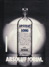 Absolut bottle with real record!
