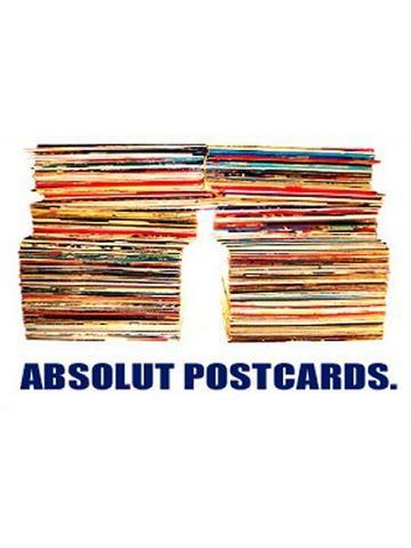 For the collector of Absolut Postcards.