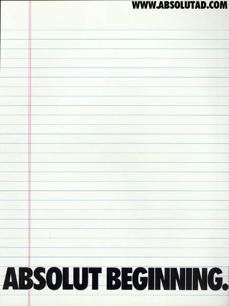 Sheet of blank college ruled paper.