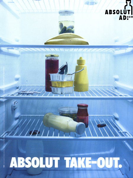 Fridge full of take-out food